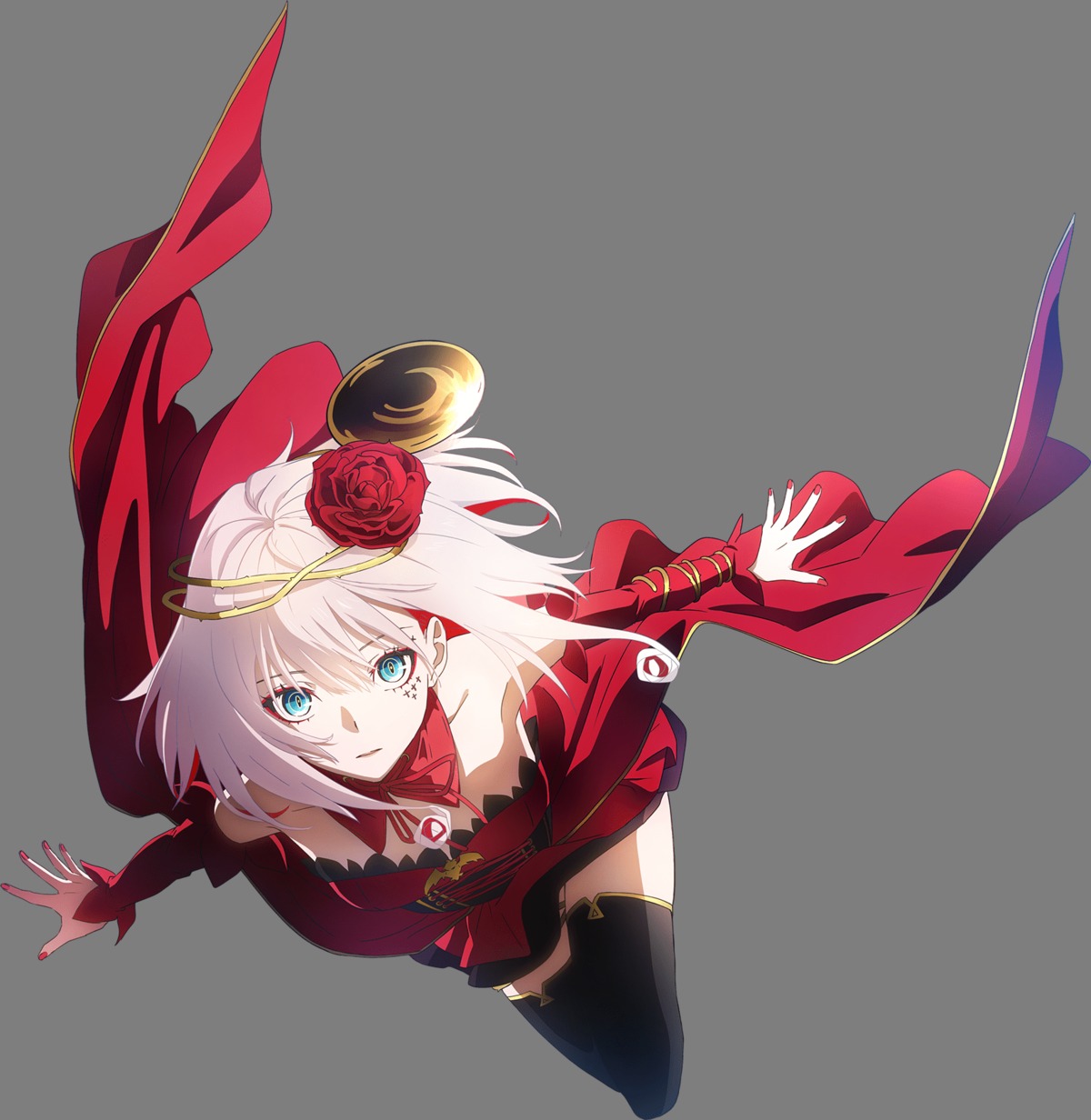 cosette_schneider, destiny_(takt_op.), no_bra, skirt_lift, tagme, takt_op., takt_op._destiny, thighhighs
