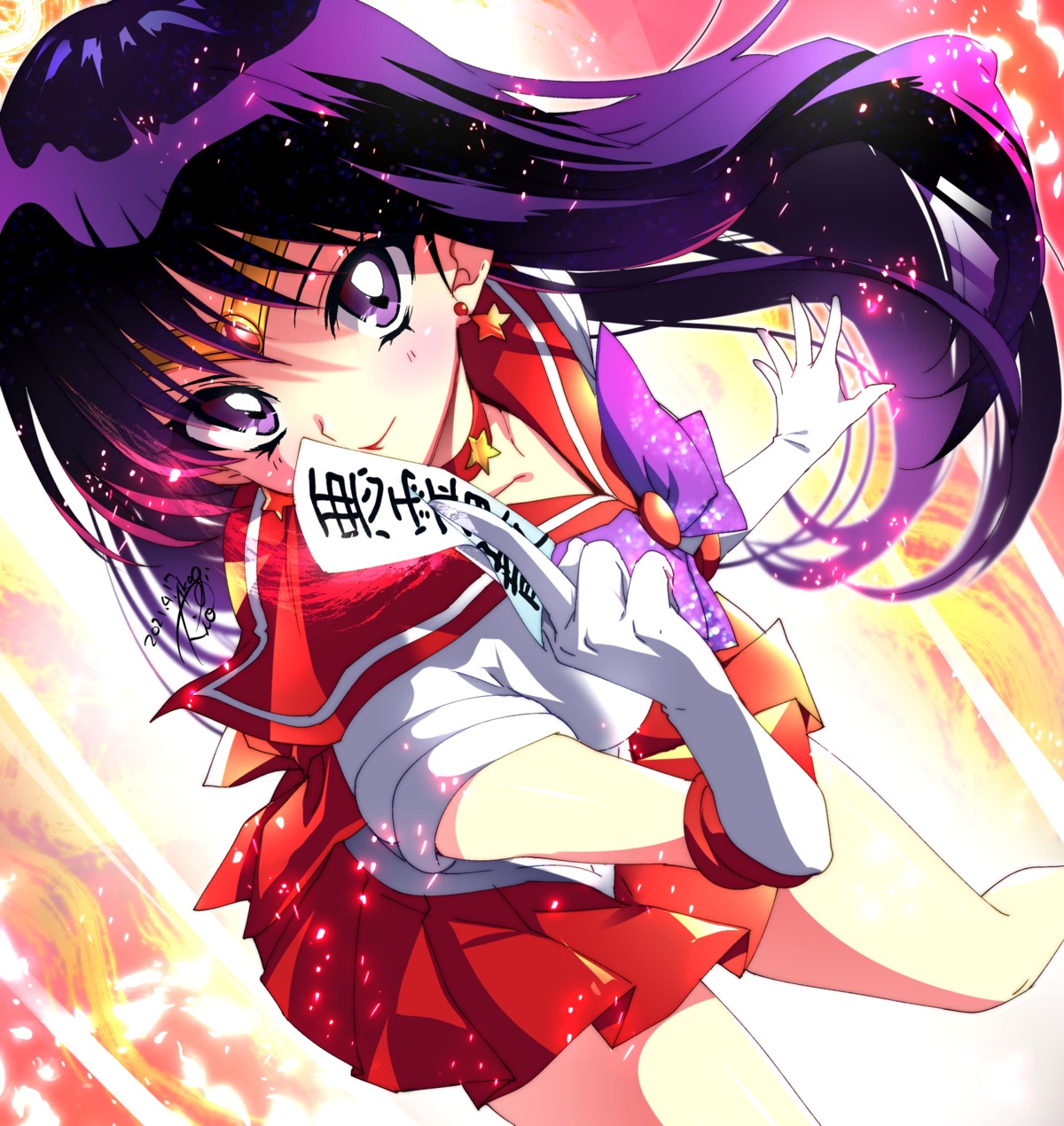 akagi_rio, bishoujo_senshi_sailor_moon, hino_rei, seifuku, skirt_lift