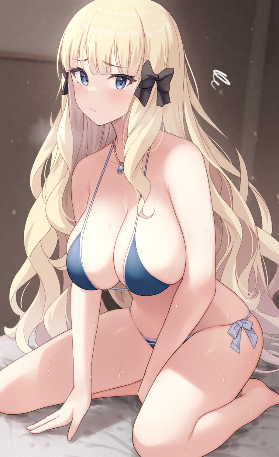 bikini, princess_connect!, princess_connect!_re:dive, sasaki_saren, sixteenpo, swimsuits
