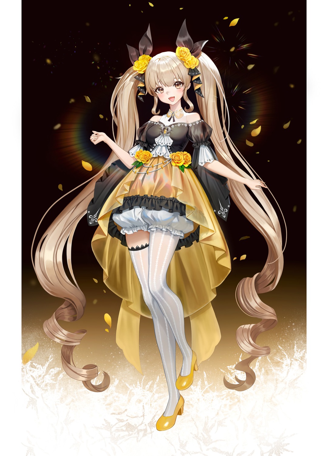 bloomers, chungla, heels, thighhighs