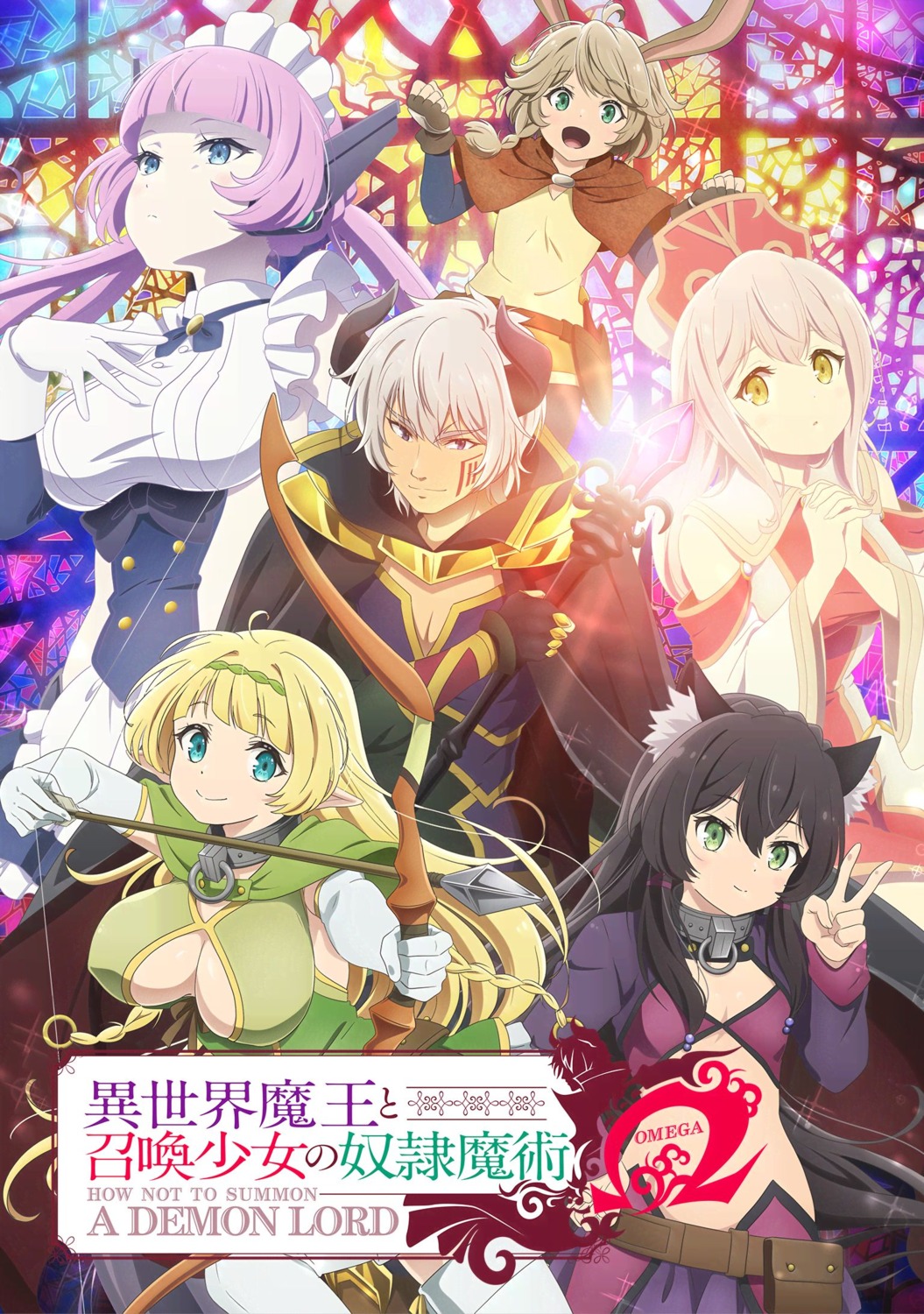 animal_ears, bunny_ears, diablo_(isekai_maou), elf, horn_(isekai_maou), horns, isekai_maou_to_shoukan_shoujo_no_dorei_majutsu, lumachina_weselia