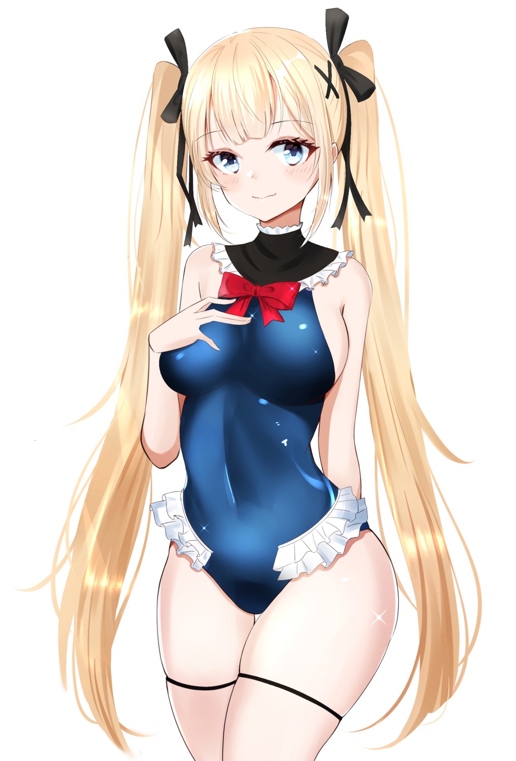 azur_lane, dead_or_alive, dreamoon, garter, marie_rose, swimsuits