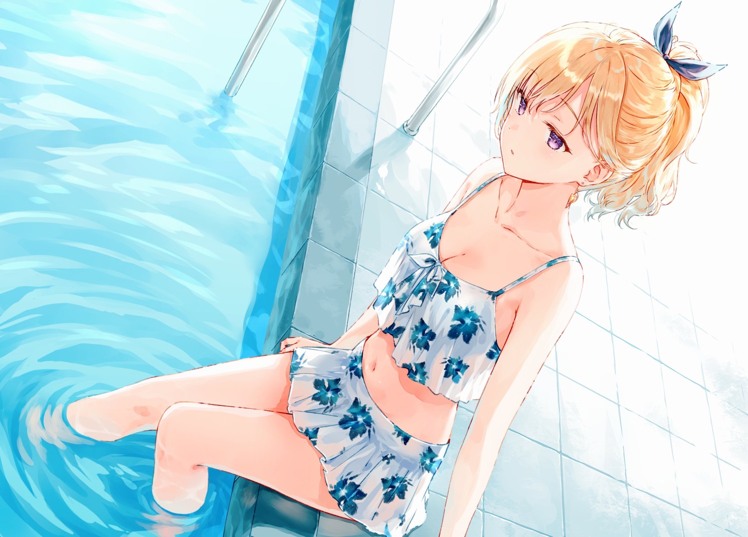 ayase_saki, bikini, gimai_seikatsu, hiten, see_through, swimsuits, wet