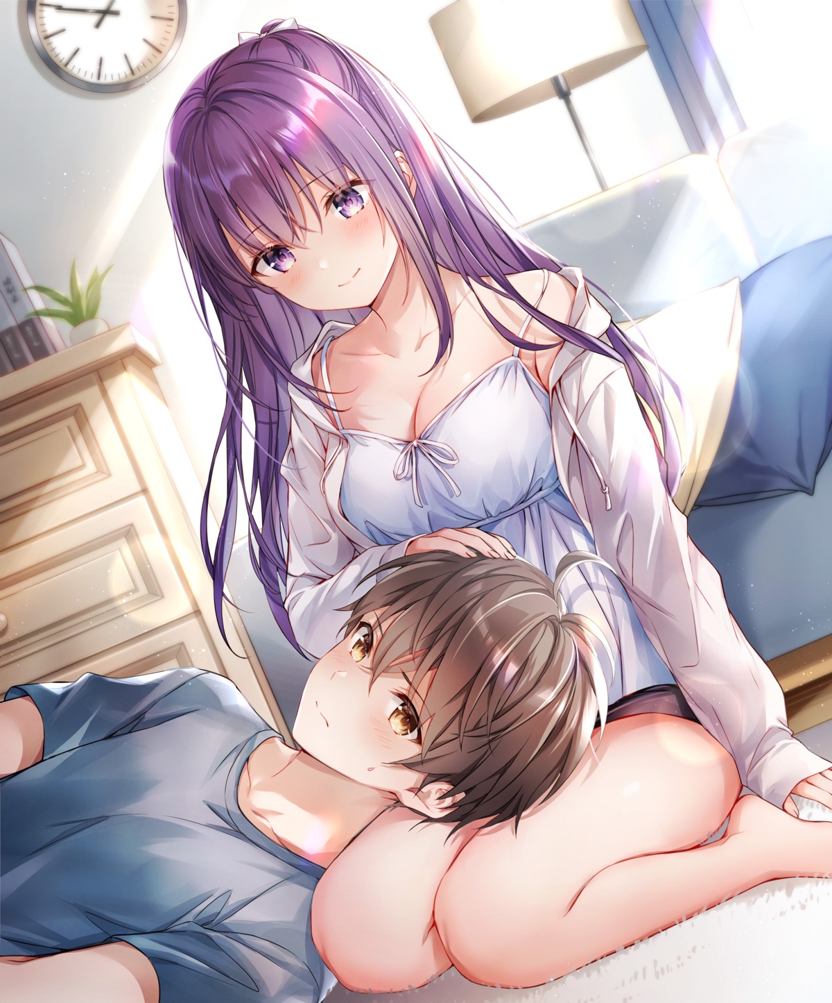 cleavage, hige_neko