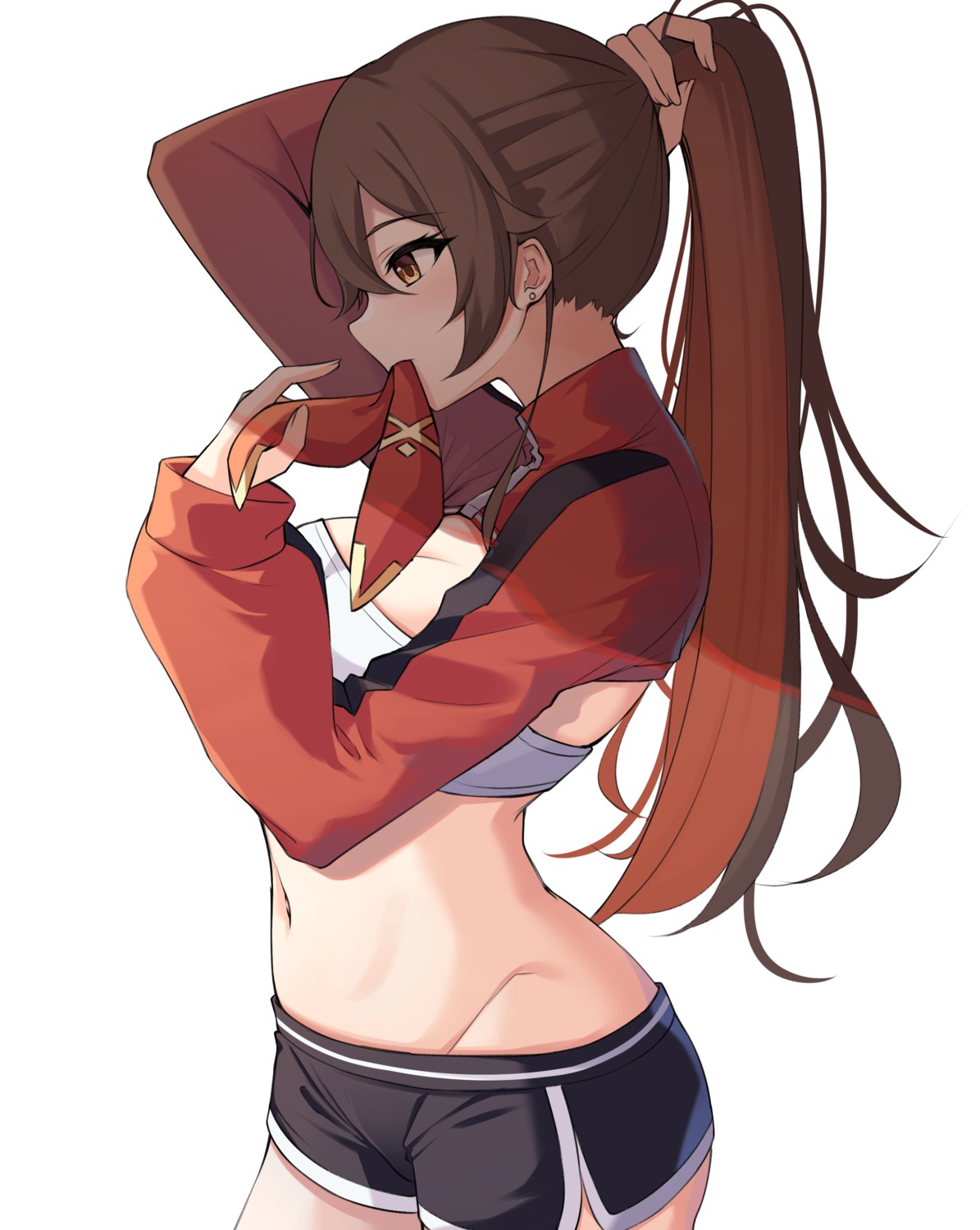 amber_(genshin_impact), genshin_impact, gym_uniform, ziro_(zirorong)