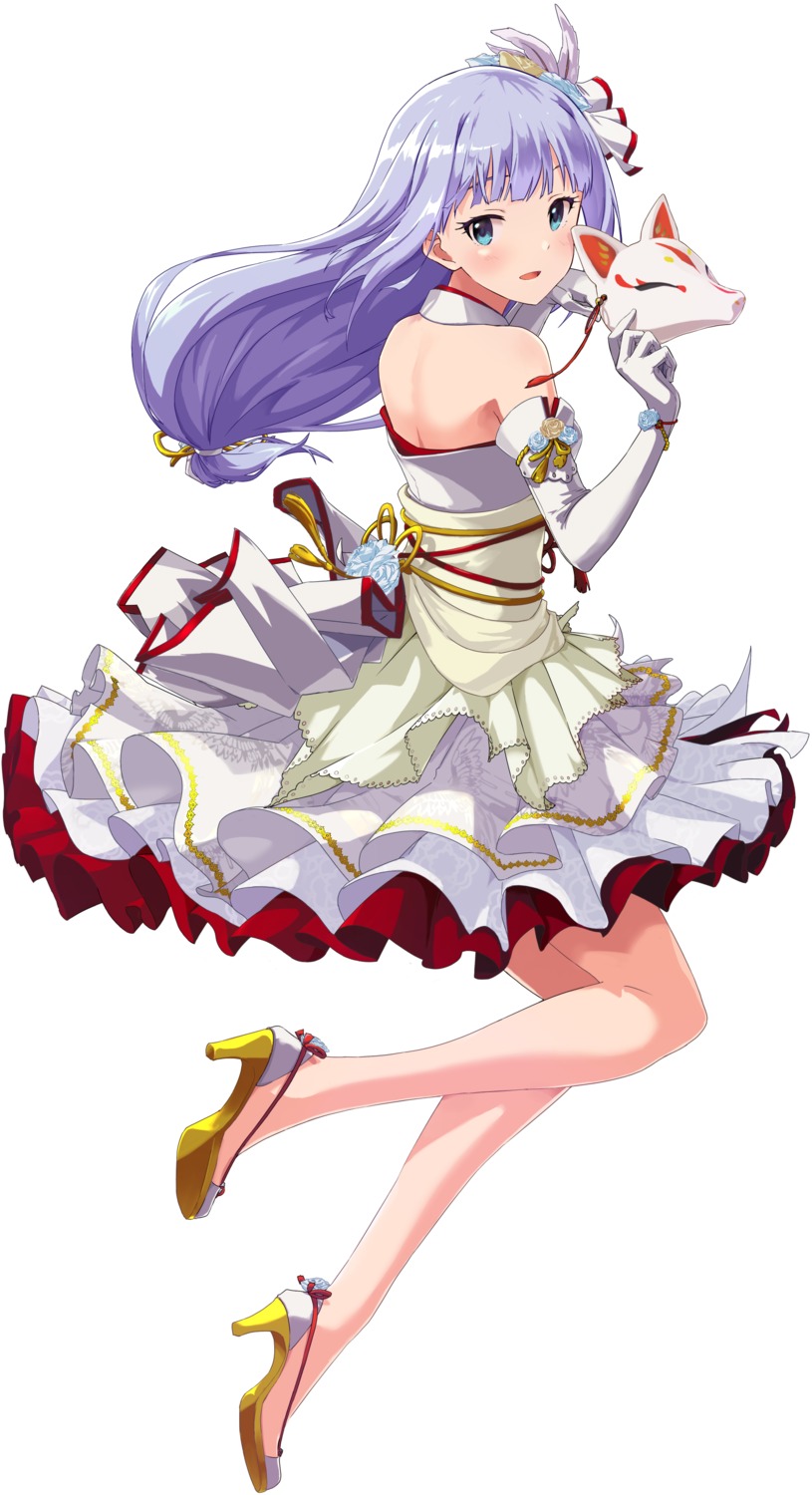 ciel_(pixiv1545742), heels, no_bra, shiraishi_tsumugi, skirt_lift, the_idolm@ster, the_idolm@ster_million_live!