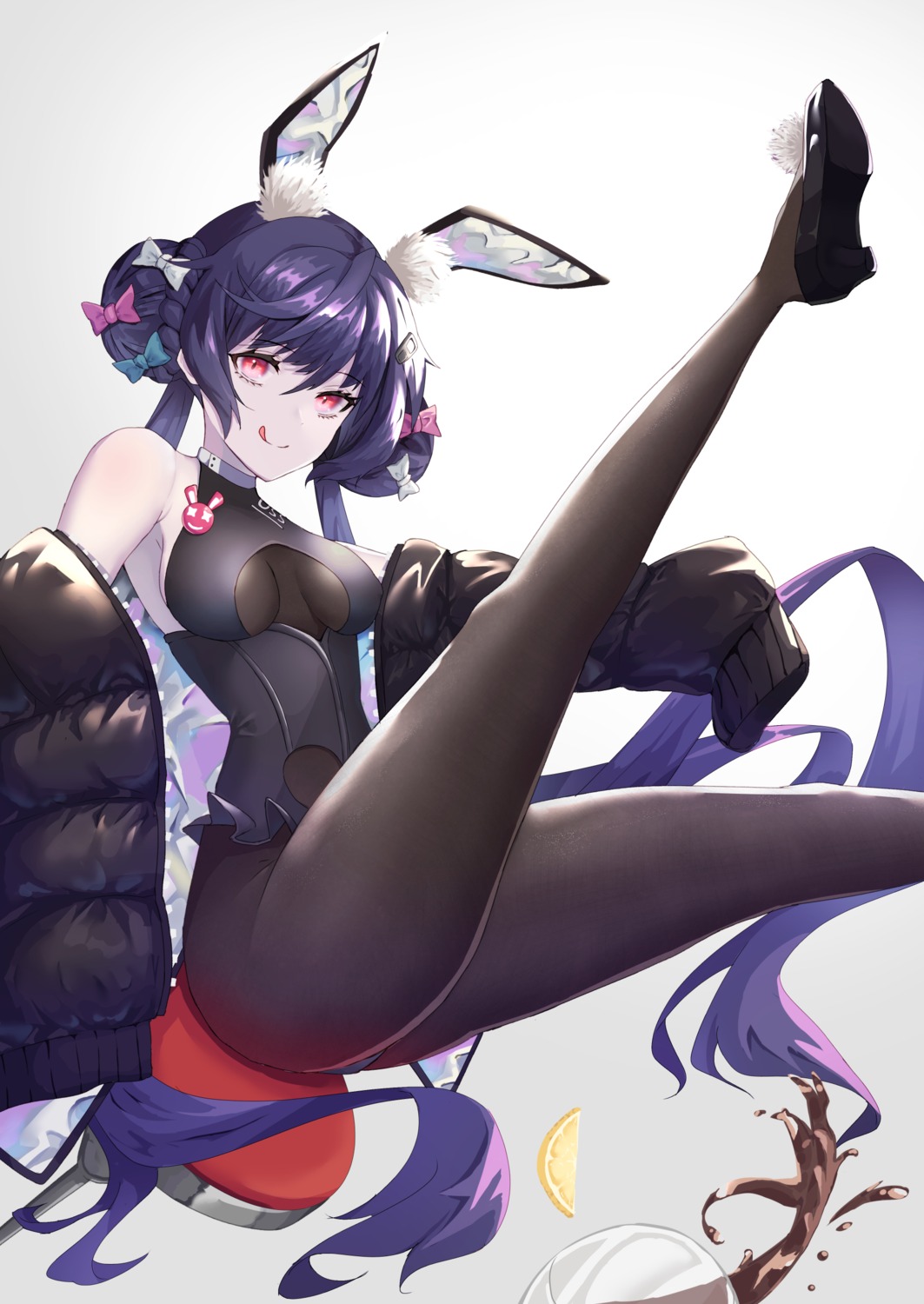 allen_m._sumner_(azur_lane), animal_ears, azur_lane, bunny_ears, bunny_girl, heels, kanaya604, pantyhose