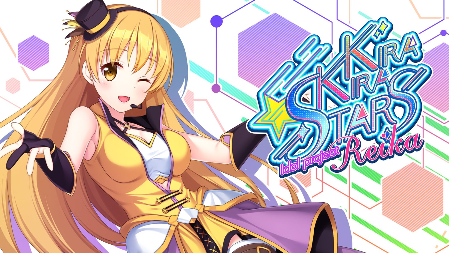 cleavage, edia, kirakira_stars_-idol_project_reika-, tagme, thighhighs, wallpaper
