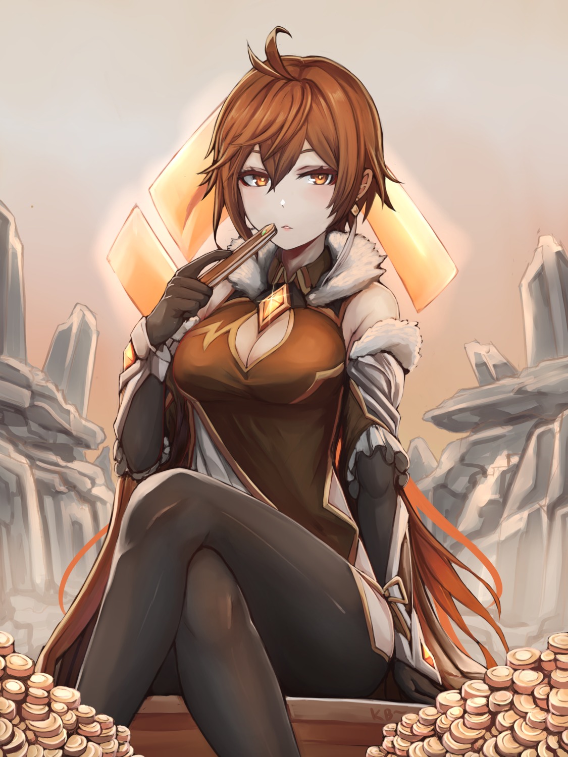 cleavage, genderswap, genshin_impact, kb-5, pantsu, string_panties, zhongli