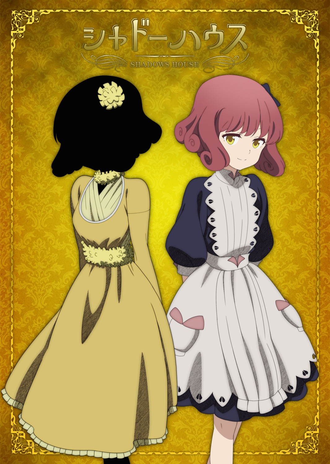dress, duplicate, lou_(shadows_house), louise_shadow, shadows_house, silhouette, tagme