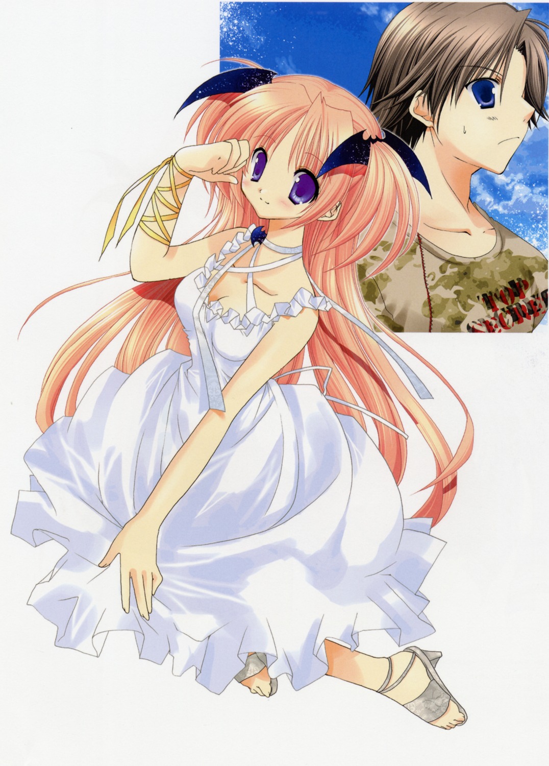 dress, goshuushou-sama_ninomiya-kun, ninomiya_shungo, summer_dress, takanae_kyourin, tsukimura_mayu