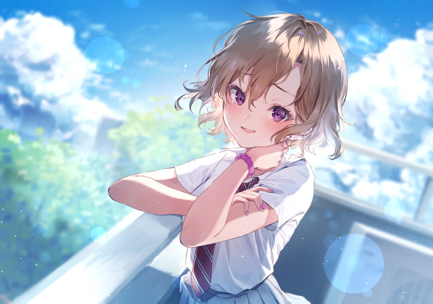 harui_(hr_x9_), seifuku, skirt_lift