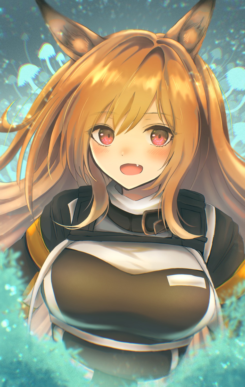 3_(sanyako1), animal_ears, arknights, ceobe_(arknights)