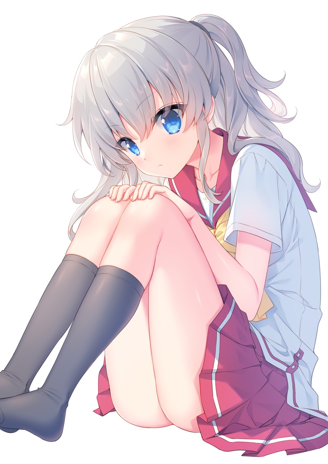charlotte, sakura_neko, seifuku, skirt_lift, tomori_nao