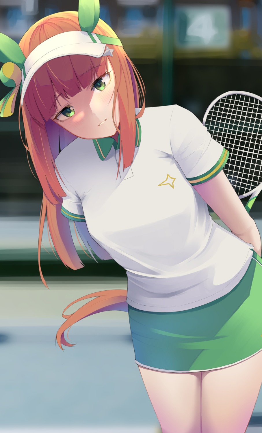 akinoji_(akiponpon27), animal_ears, silence_suzuka_(umamusume), tail, tennis, uma_musume_pretty_derby