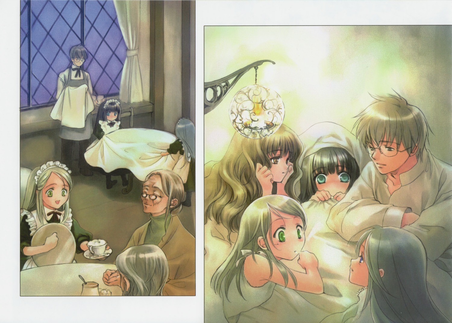 dee, estrella, frederick_carlisle, kuramoto_kaya, liddel, little_stars_on_the_earth, wisteria