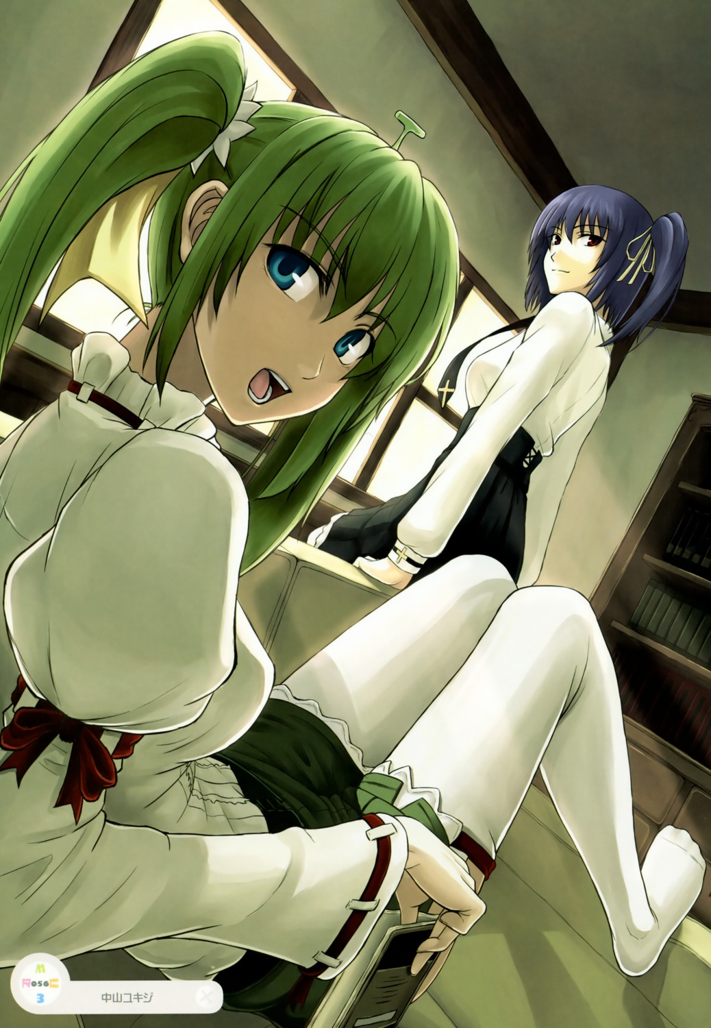 black_lemon-chan, melon-chan, melonbooks, melongirls, nakayama_yukiji, thighhighs