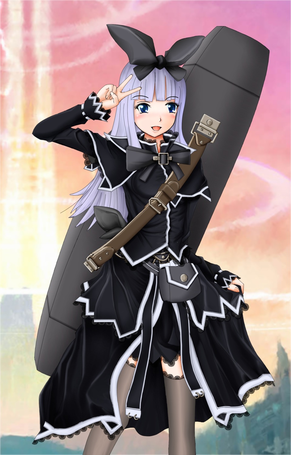 coopa, cruizer, dress, lolita_fashion, thighhighs, tower_of_druaga