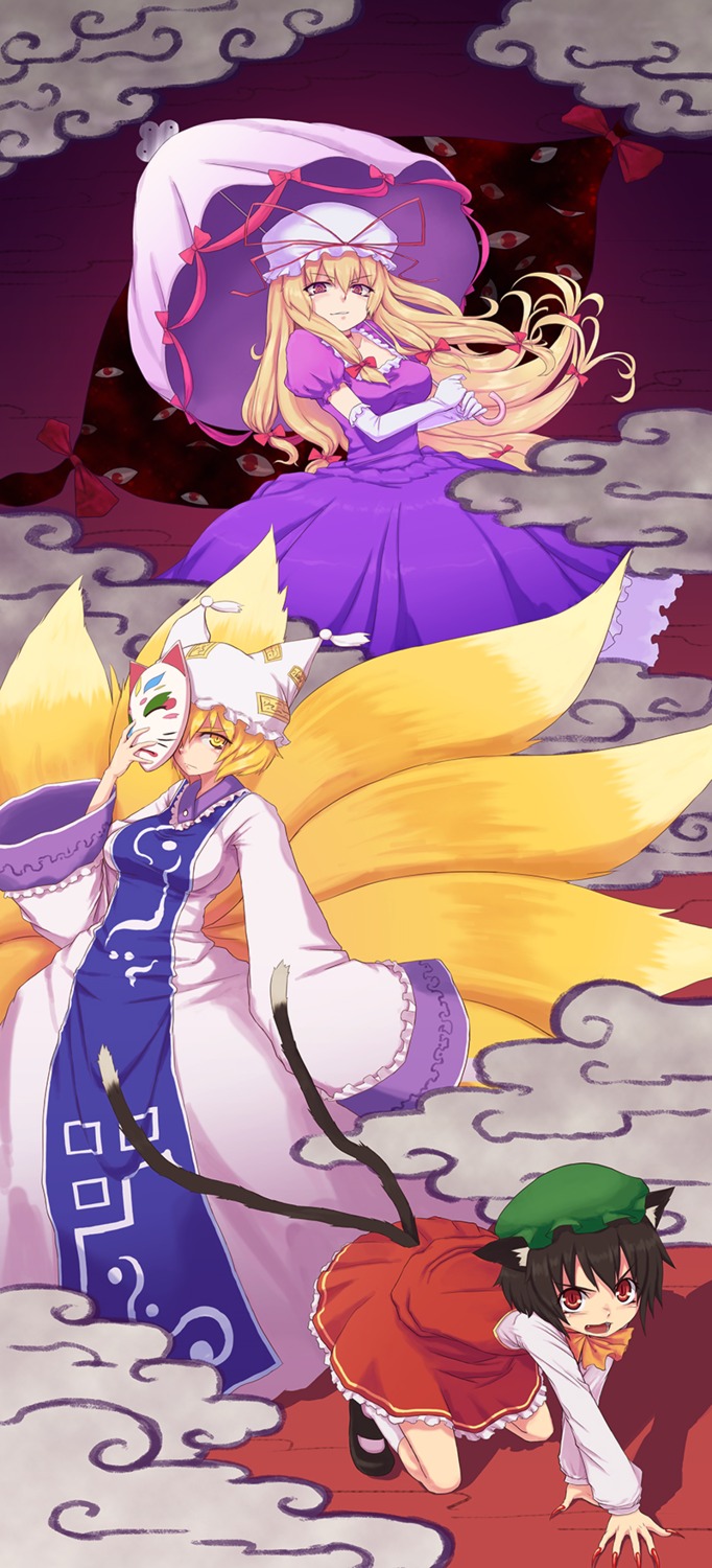 29, animal_ears, chen, tail, touhou, yakumo_ran, yakumo_yukari