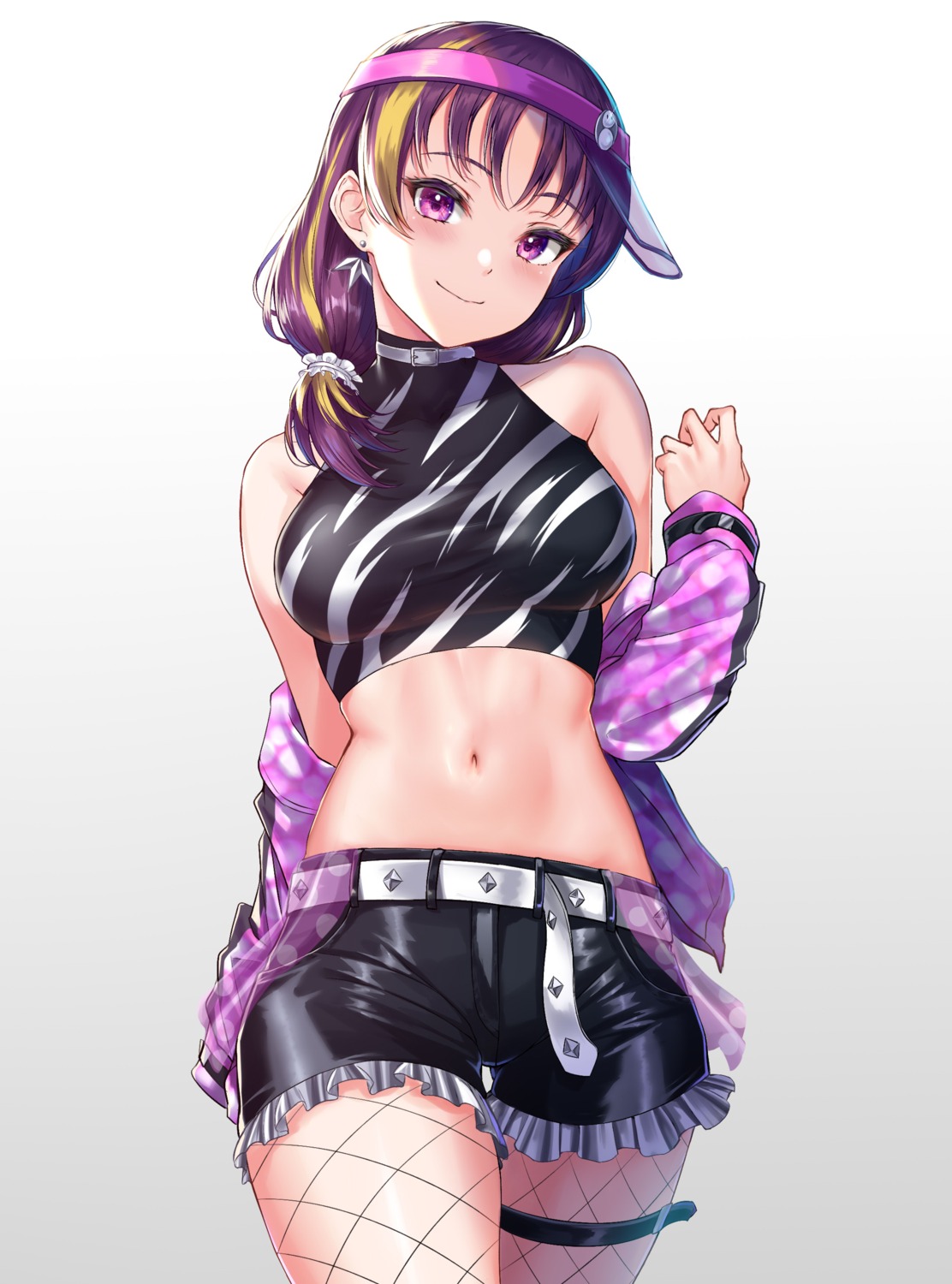 fishnets, garter, kazuno_ria, love_live!_(series), love_live!_sunshine!!, pantyhose, rama_(yu-light8)