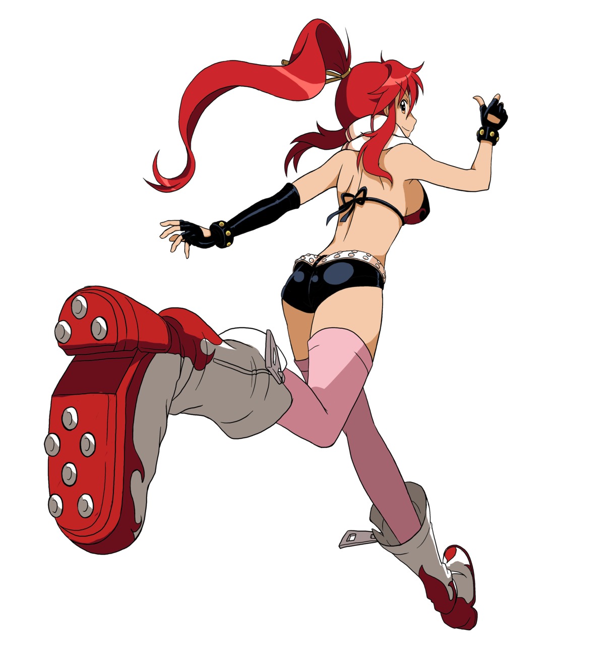 bikini_top, kakkii, swimsuits, tengen_toppa_gurren_lagann, thighhighs, yoko