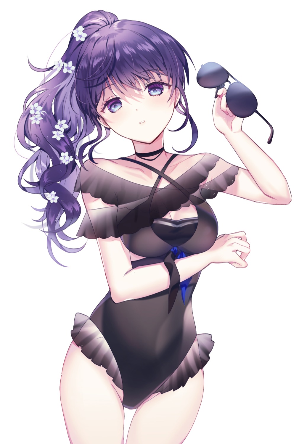 asahina_mafuyu, cleavage, dabi_(dabibubi), megane, project_sekai, swimsuits