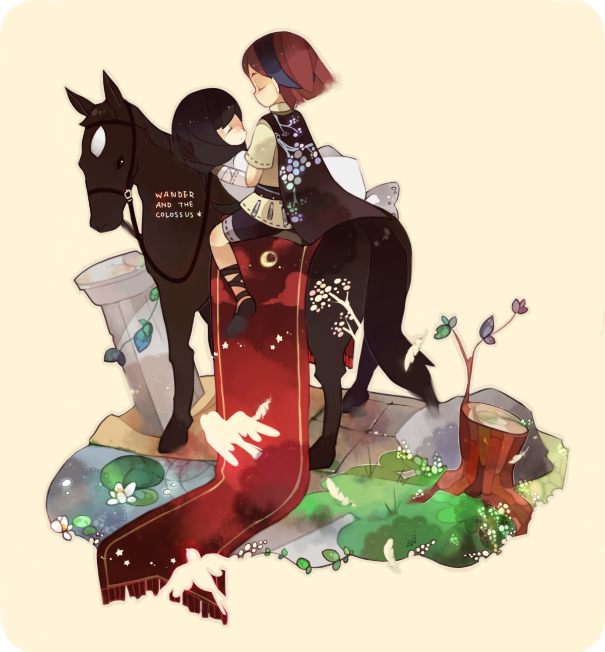 agro, chibi, mono, rinjuu_sumisu, shadow_of_the_colossus, wander