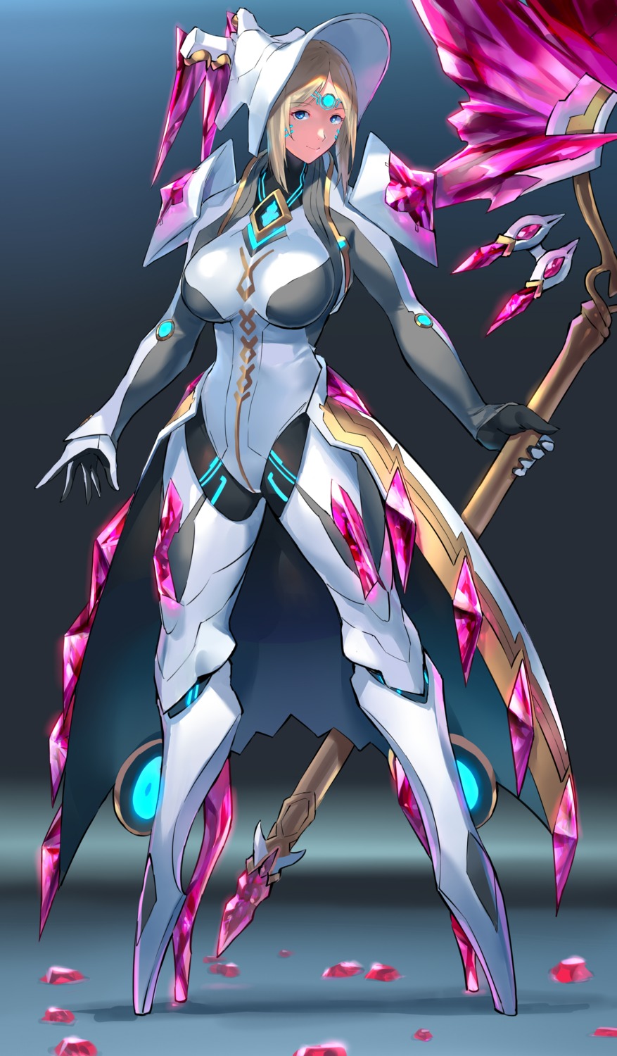 bodysuit, heels, menou, negresco, weapon, xenoblade_(series), xenoblade_2
