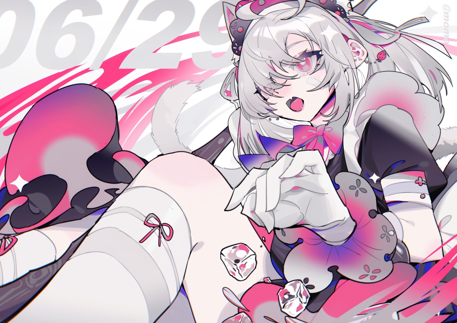 animal_ears, maid, nekomimi, tail, taowu_(20809)