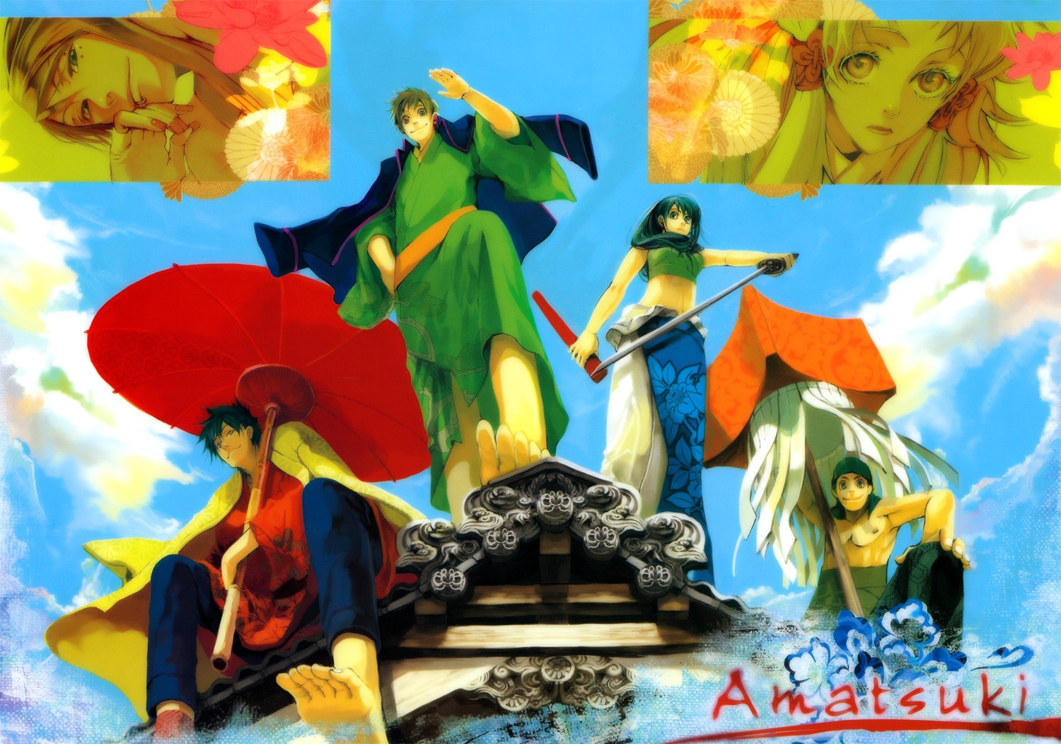 amatsuki, bonten, ginshu, heihachi, kuchiha, rikugou_tokidoki, shinonome_kon, takayama_shinobu