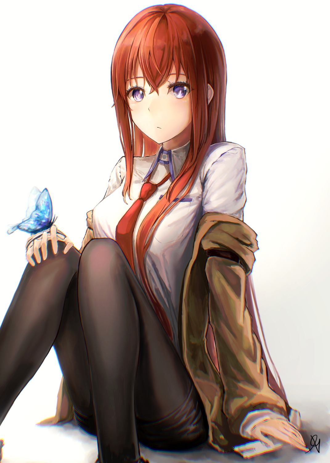 aoi_hane, makise_kurisu, pantyhose, steins;gate