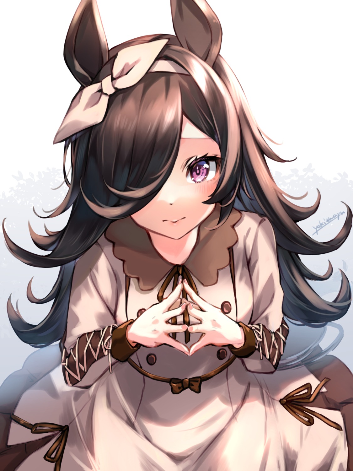 animal_ears, dress, rice_shower_(umamusume), uma_musume_pretty_derby, yaki_mayu