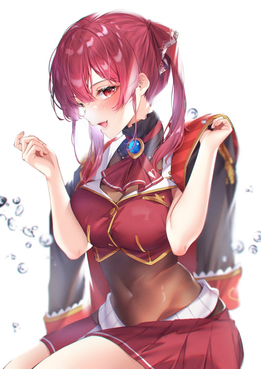 buta_tamako, heterochromia, hololive, houshou_marine