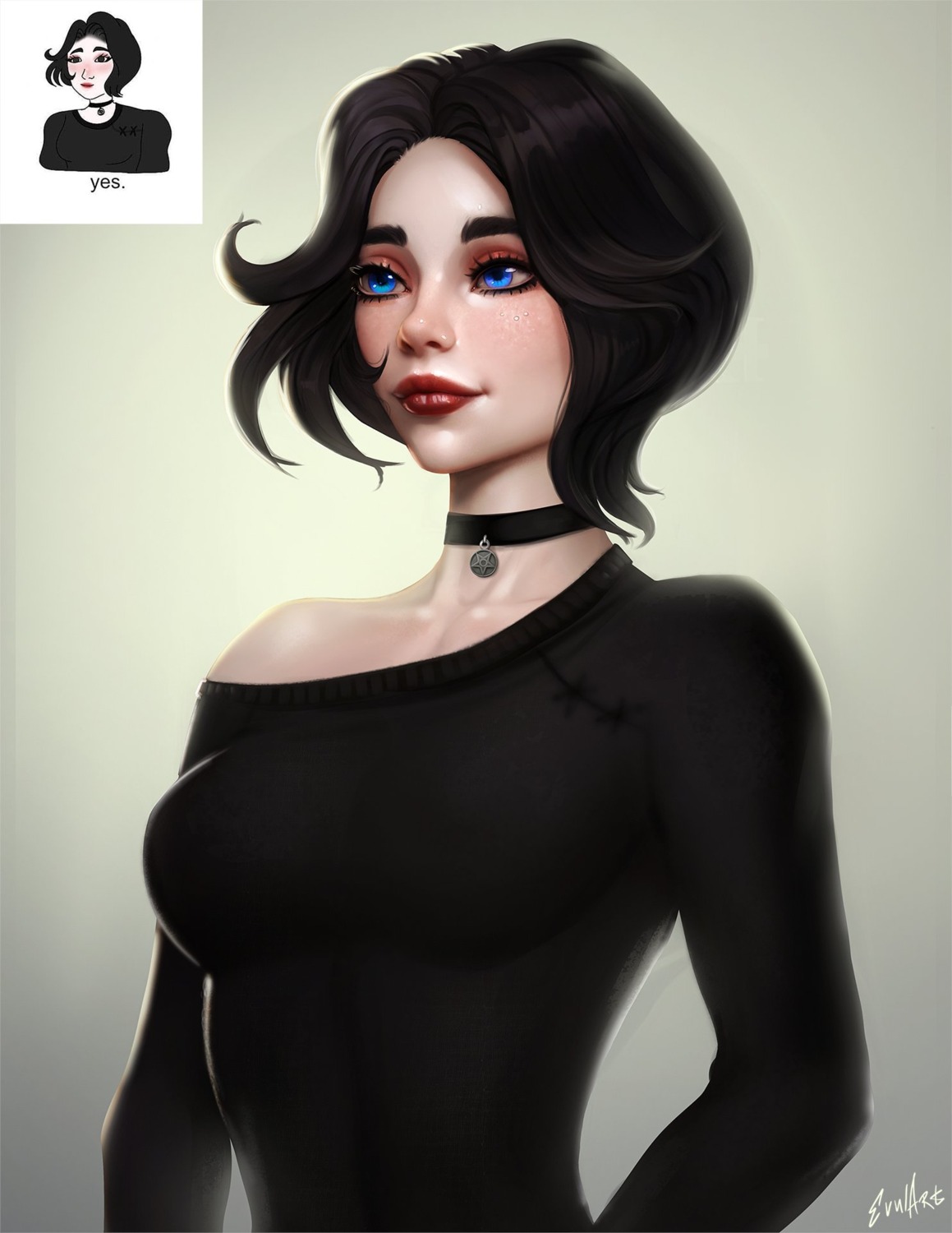 evulchibi, sweater