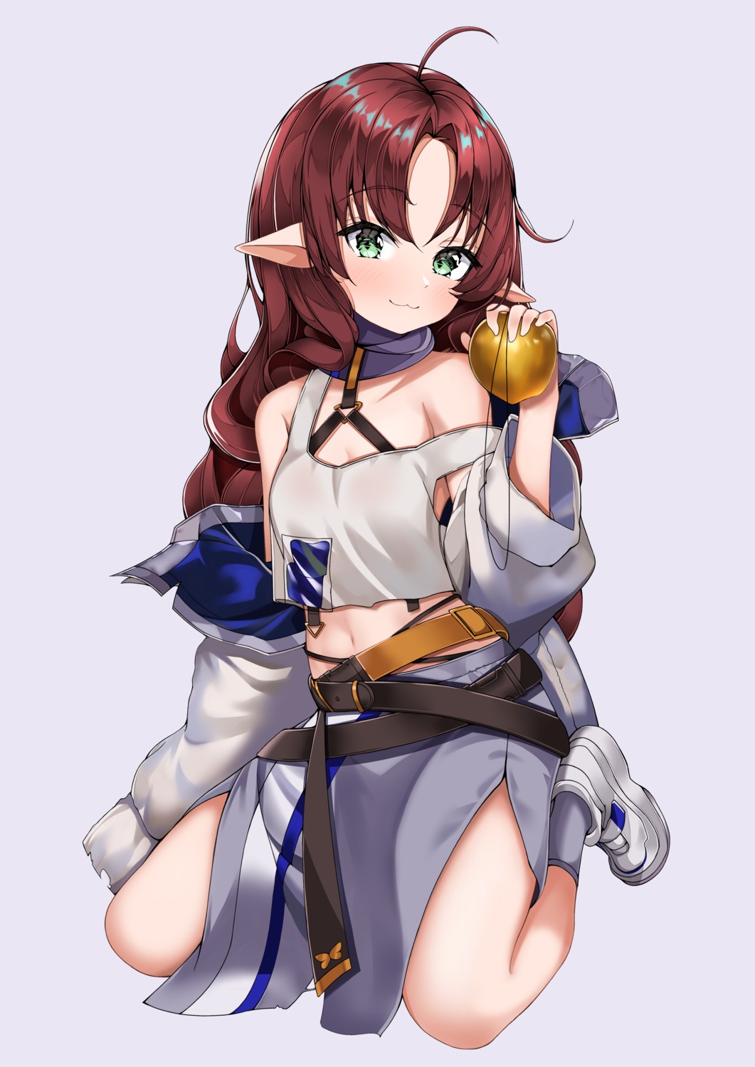 arknights, myrtle_(arknights), pointy_ears, tor_ai
