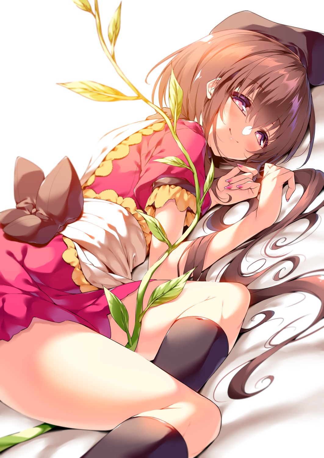 dress, nishida_satono, sakurame, skirt_lift, touhou