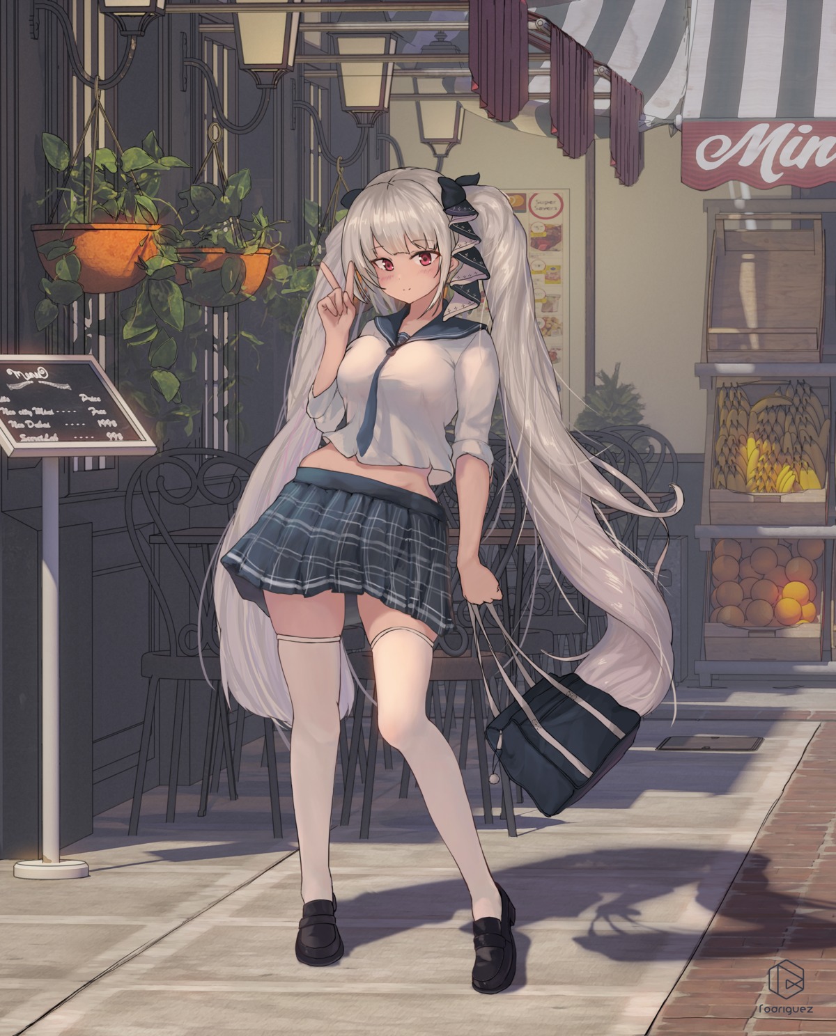azur_lane, formidable_(azur_lane), rodriguez_(kamwing), seifuku, thighhighs