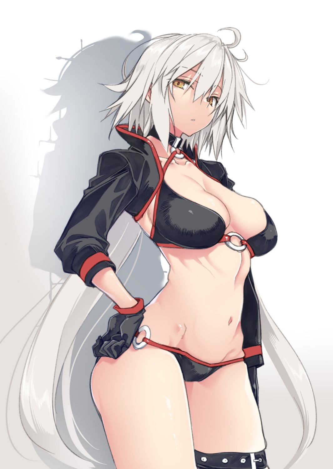 10mo, bikini, fate/grand_order, garter, jeanne_d'arc, jeanne_d'arc_alter_(fate), swimsuits