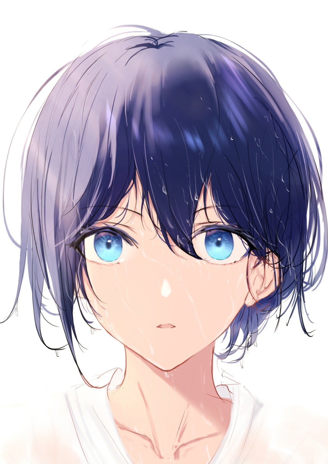 misakino_kukuru, shiroi_suna_no_aquatope, wet, xi_ying