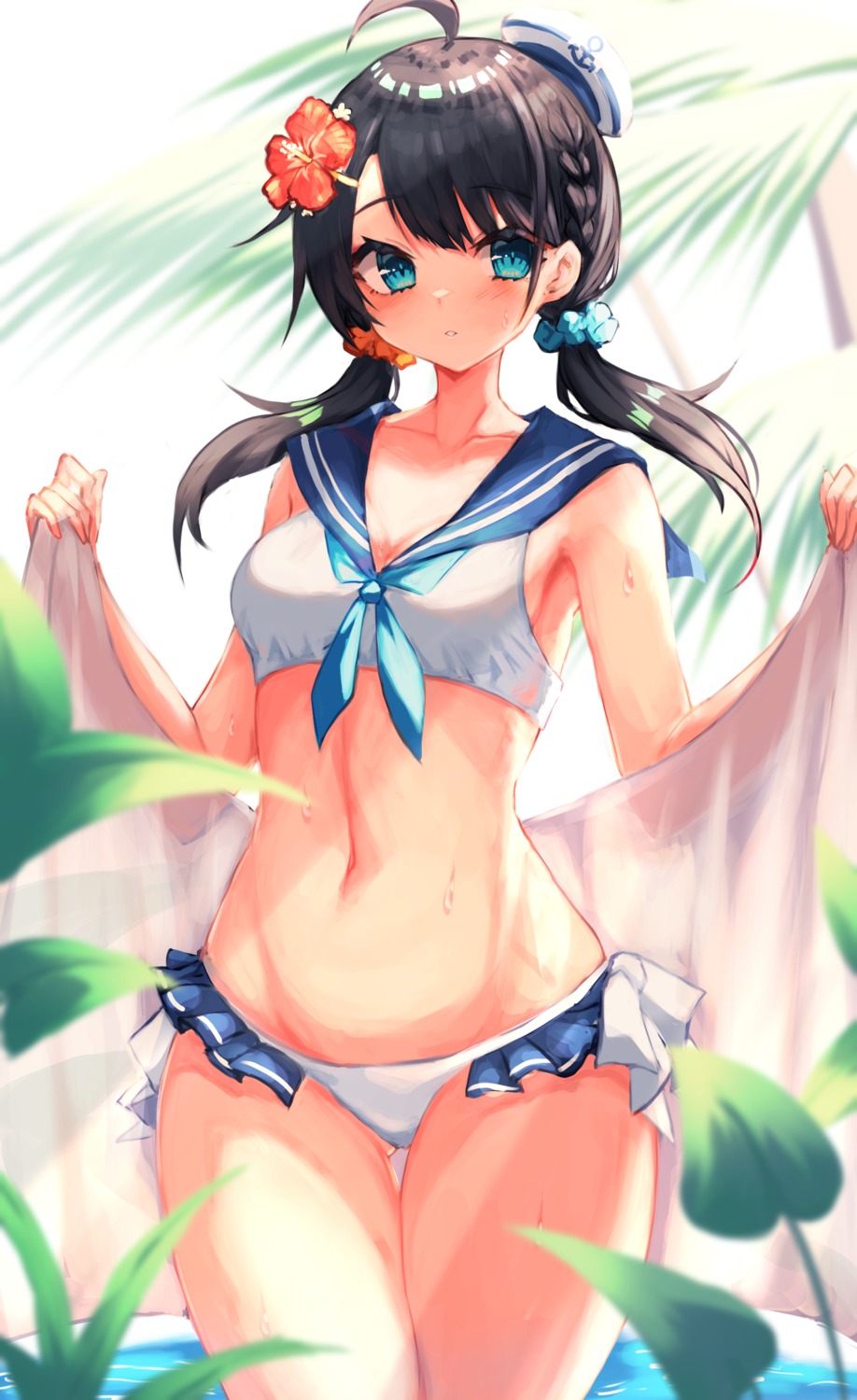 bikini, cleavage, inre_kemomimi, swimsuits