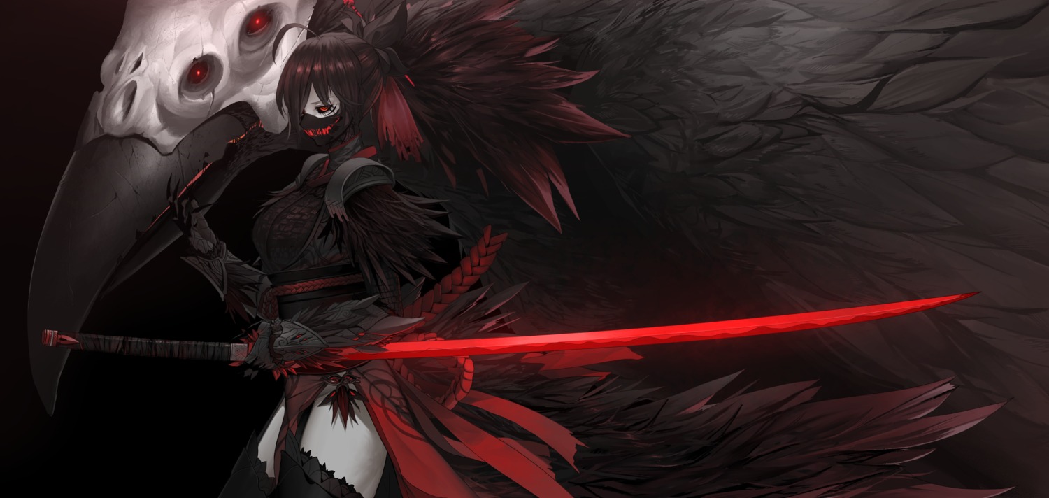 dishwasher1910, raven_branwen, rwby, sword, thighhighs