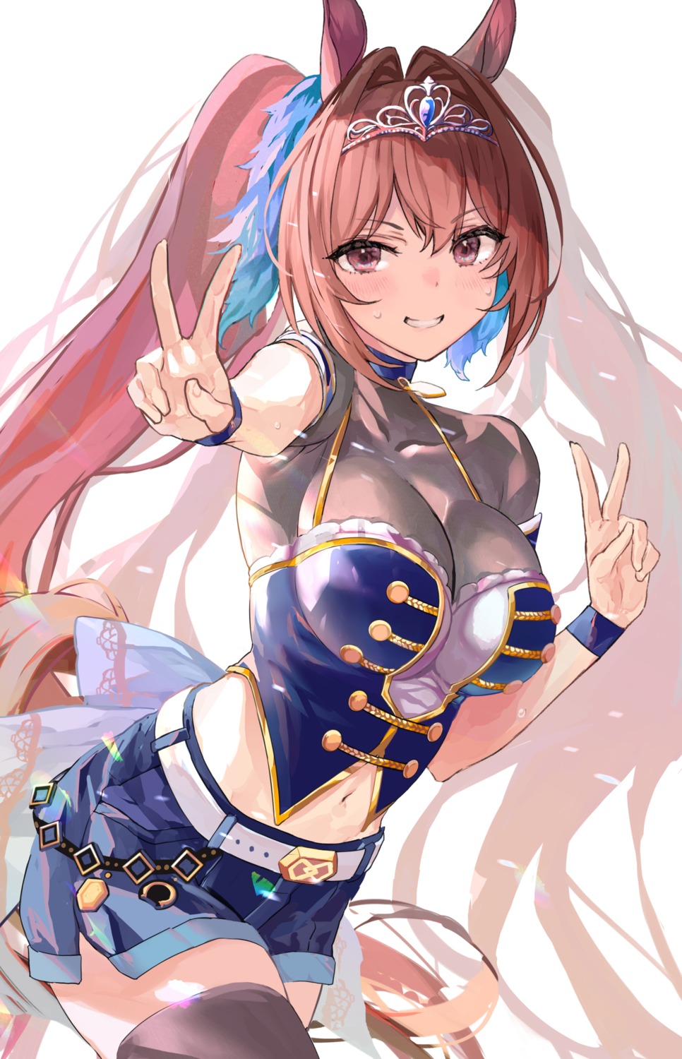 animal_ears, daiwa_scarlet_(umamusume), tail, temir, thighhighs, uma_musume_pretty_derby