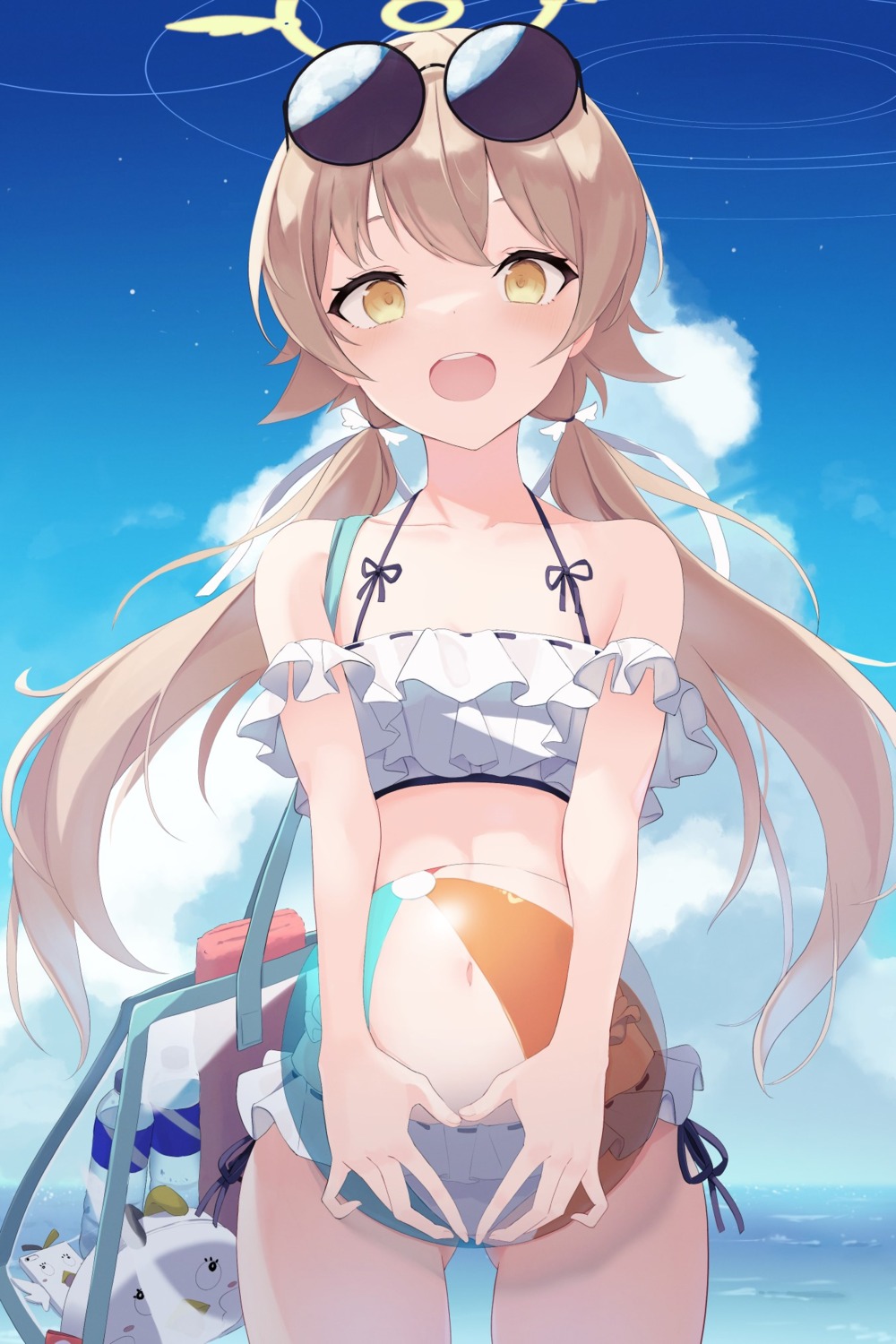 ajitani_hifumi, bikini, blue_archive, megane, mizu_(lzzrwi603), swimsuits
