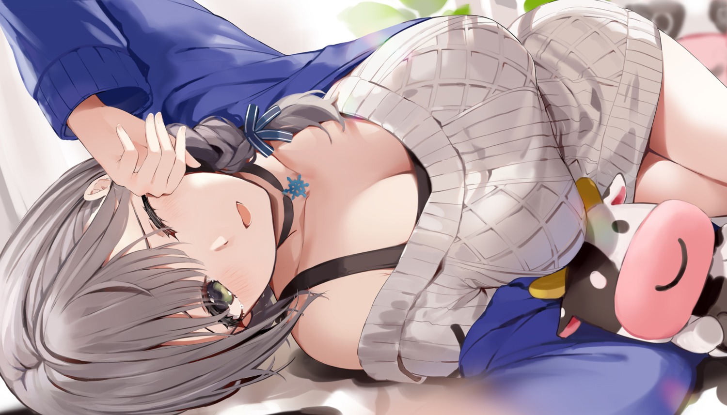 hololive, niii_(memstapak), shirogane_noel, sweater