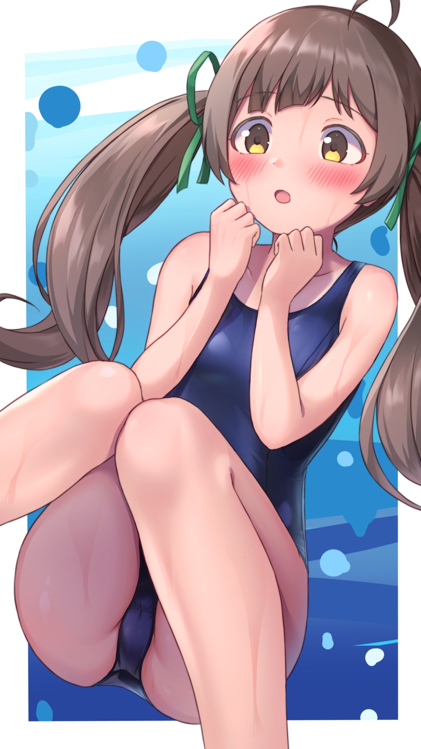 hakozaki_serika, kuro_kinkan, school_swimsuit, swimsuits, the_idolm@ster, the_idolm@ster_million_live!