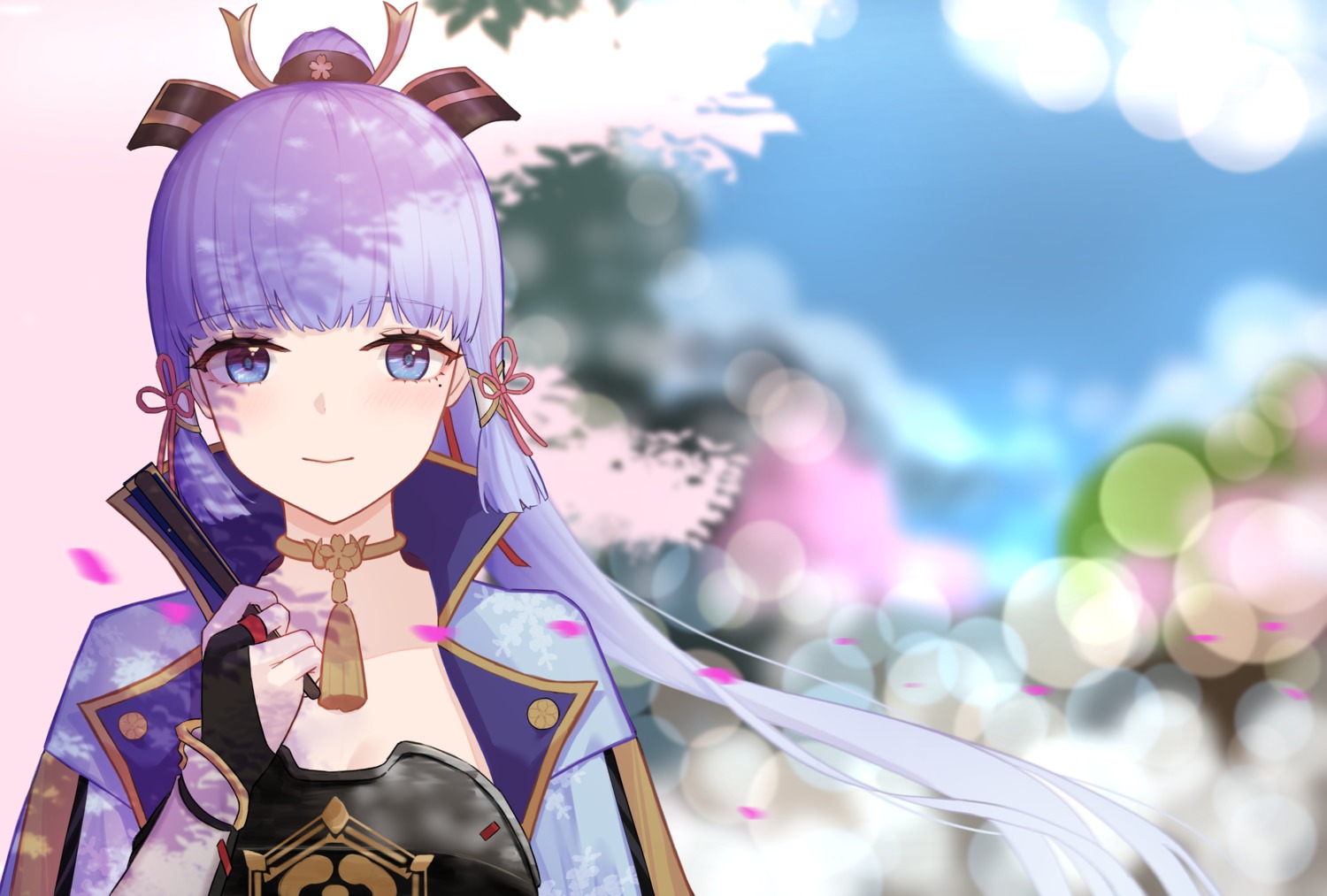armor, genshin_impact, japanese_clothes, kamisato_ayaka, kuwahara_taiki