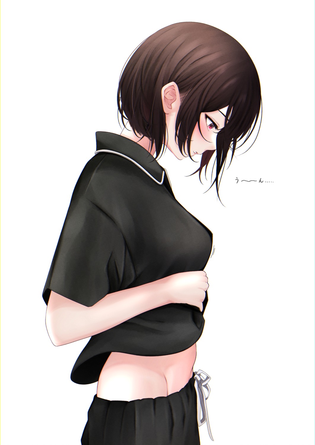 breast_hold, kazanock, shirt_lift