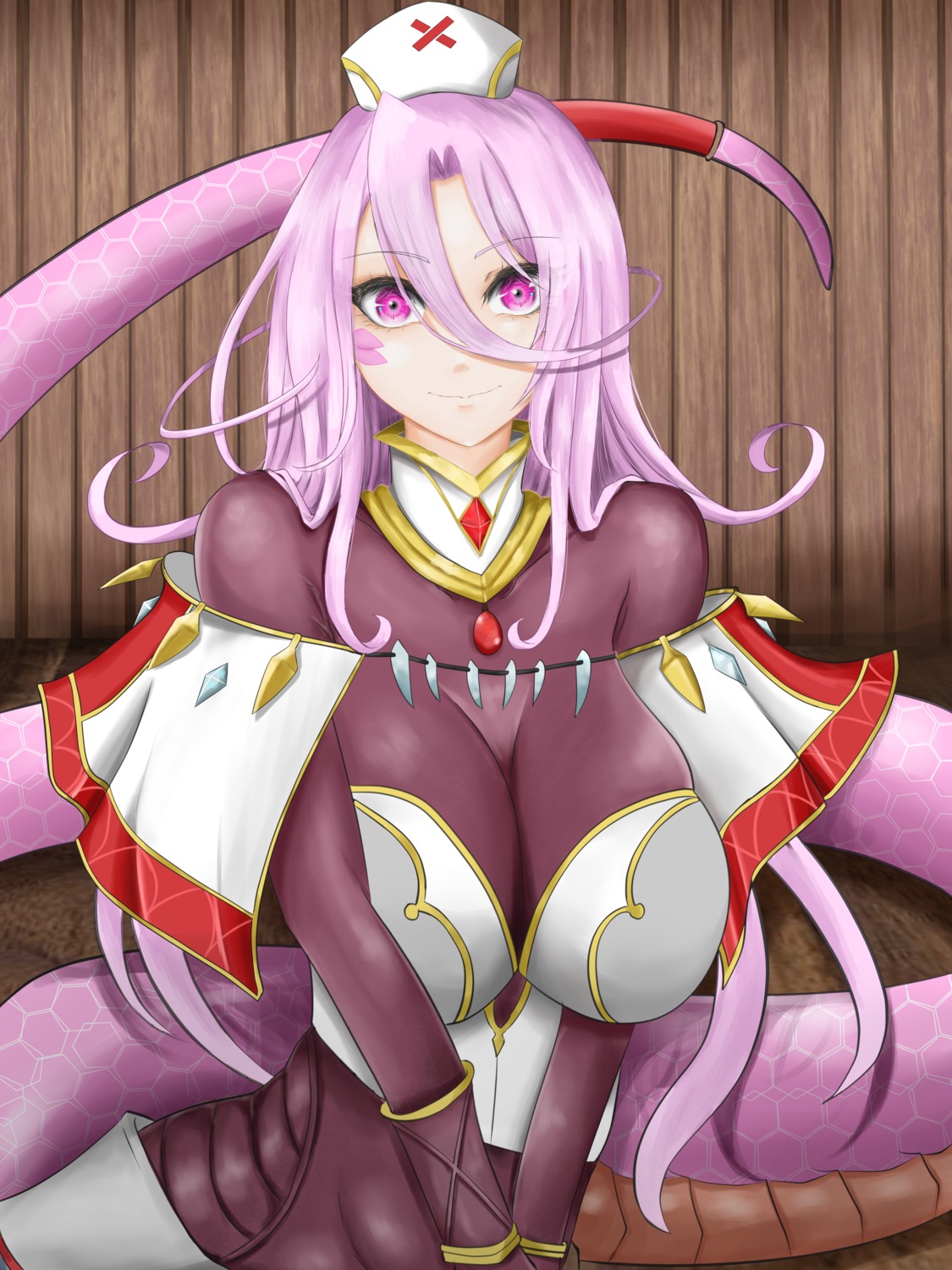 bodysuit, monster_girl, monster_musume_no_oisha-san, saphentite_neikes, tagme, tail