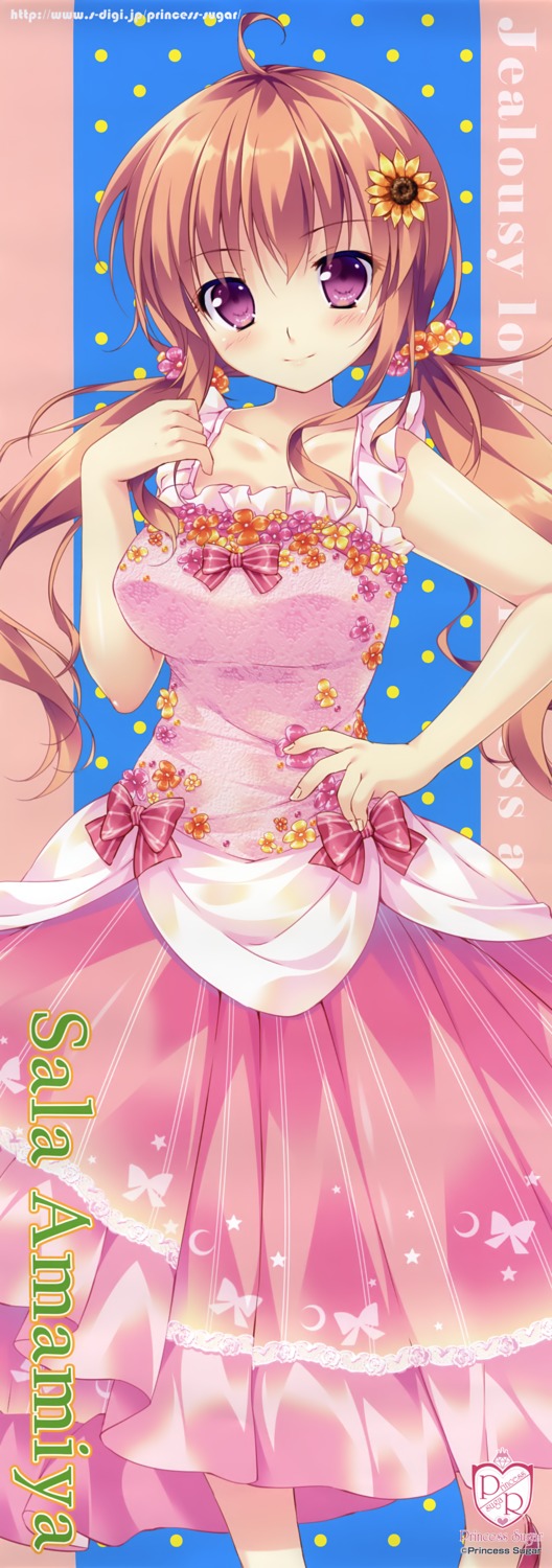 amamiya_sara, dress, hime_to_otome_no_yakimochi_love, mikeou, princess_sugar