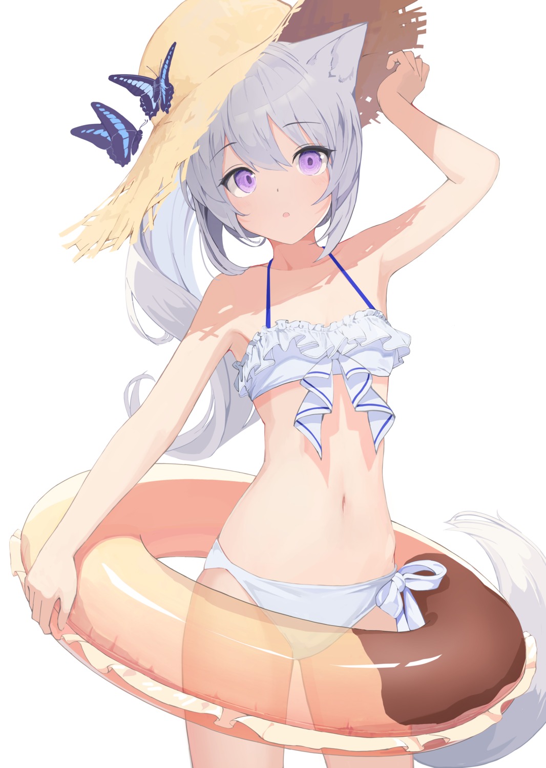 animal_ears, bikini, mikisai, swimsuits, tail